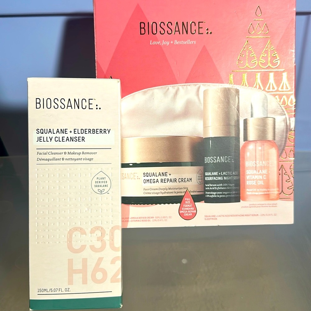 BIOSSANCE Viral** Squalane + Elderberry Jelly Cleanser & Love, Joy + Bestsellers